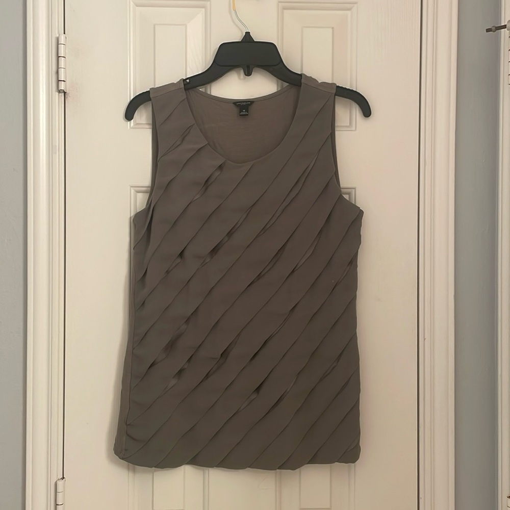 Ann Taylor army green top